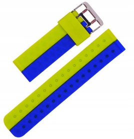 pasek smartwatch dla dzieci 20mm zielony niebieski