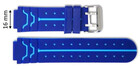 Niebieski pasek smartwatcha zegarka 16mm teleskopy (2)