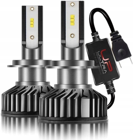 mocne żarówki LED H7 ZES zestaw CAN-BUS kompaktowe